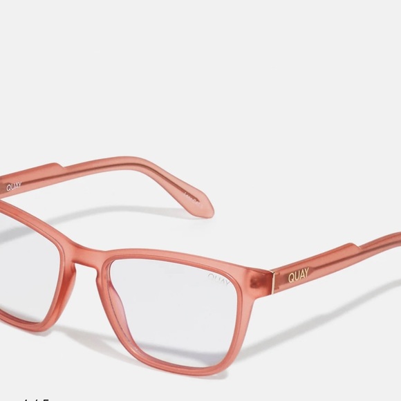 Quay Hardwire coral Blue Light Glasses new - Picture 2 of 2